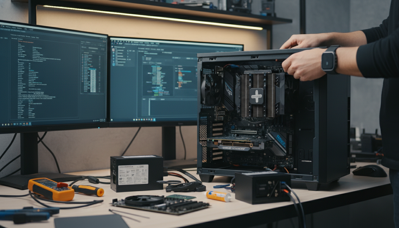 Vythreonyxod custom computer assembly